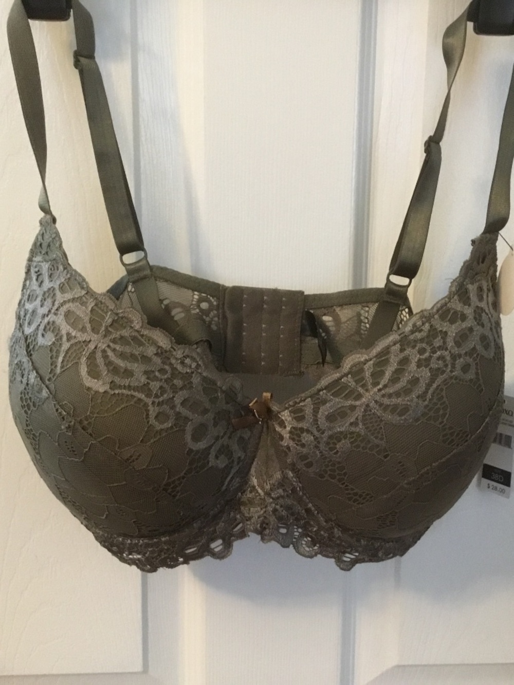 XOXO Cadet Green Bra (38D) Sexy push-up